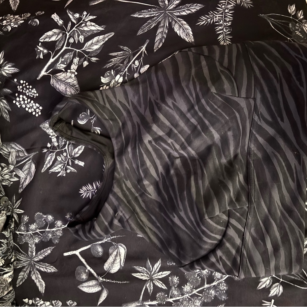 lululemon athletica Black Zebra Print Sports Bra